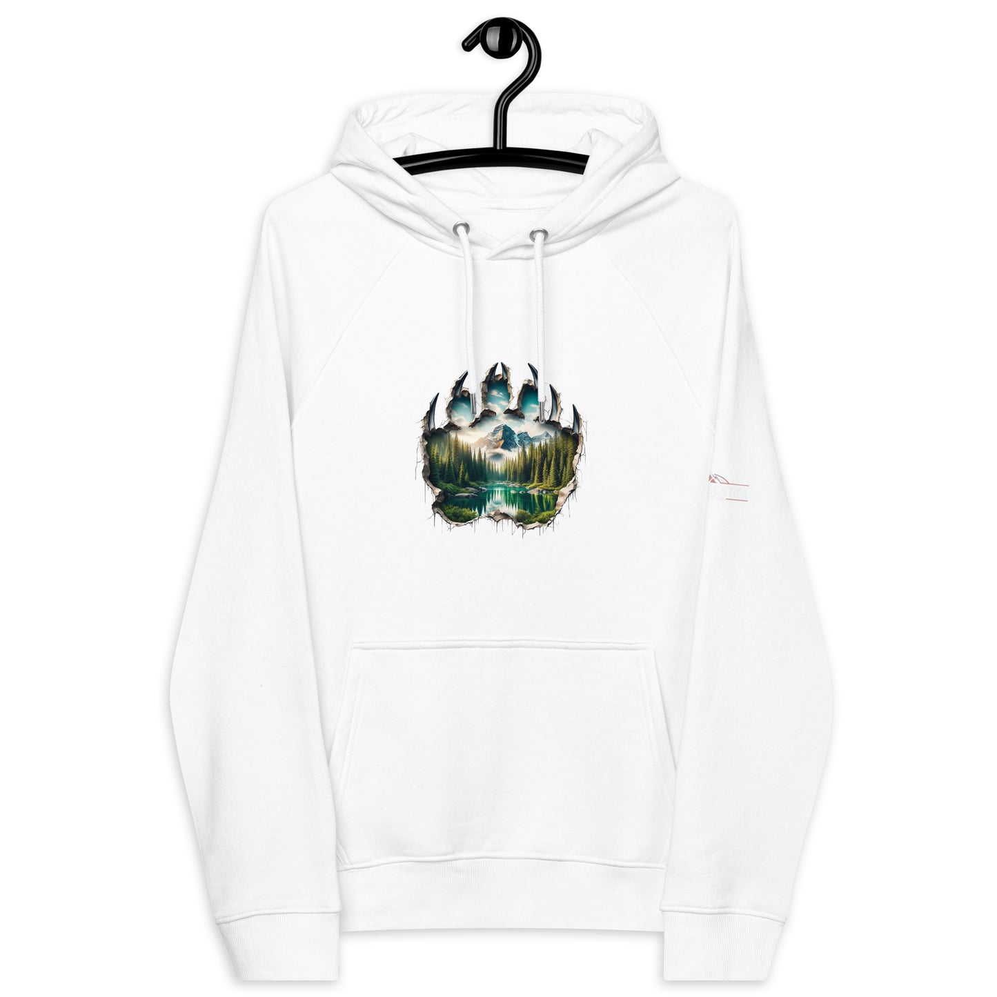 Bear Claw by B.F.S.C. Eco Raglan Hoodie