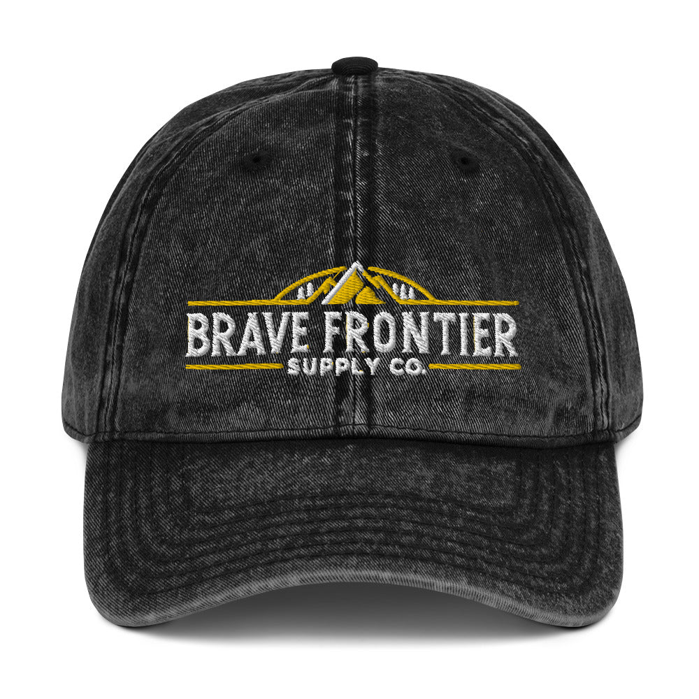 Vintage Denim Brave Frontier Supply Co. Ballcap