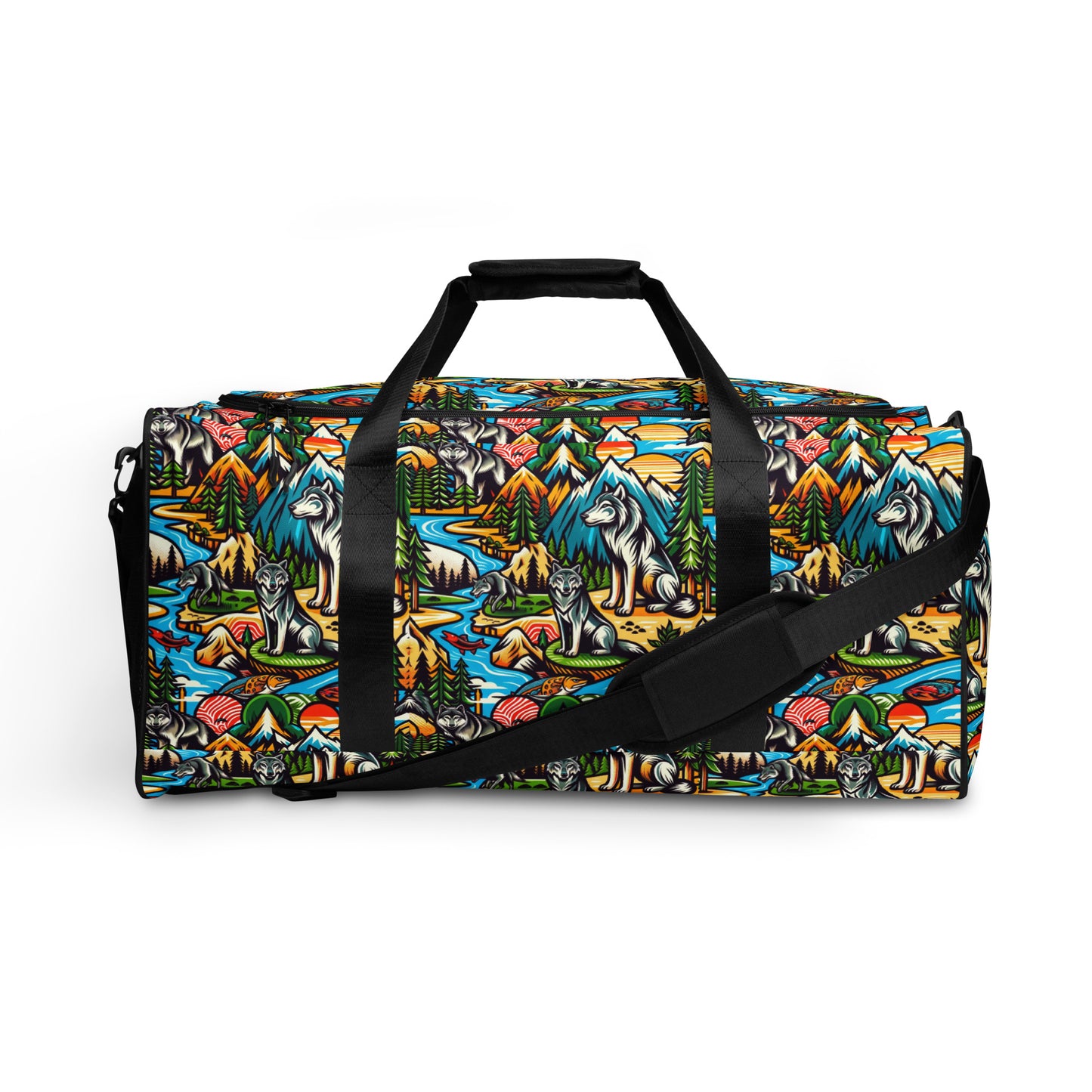 Wolfpack Odyssey by B.F.S.C. Duffle bag