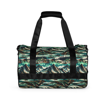 Nordic Mountains All-over print Gym Bag