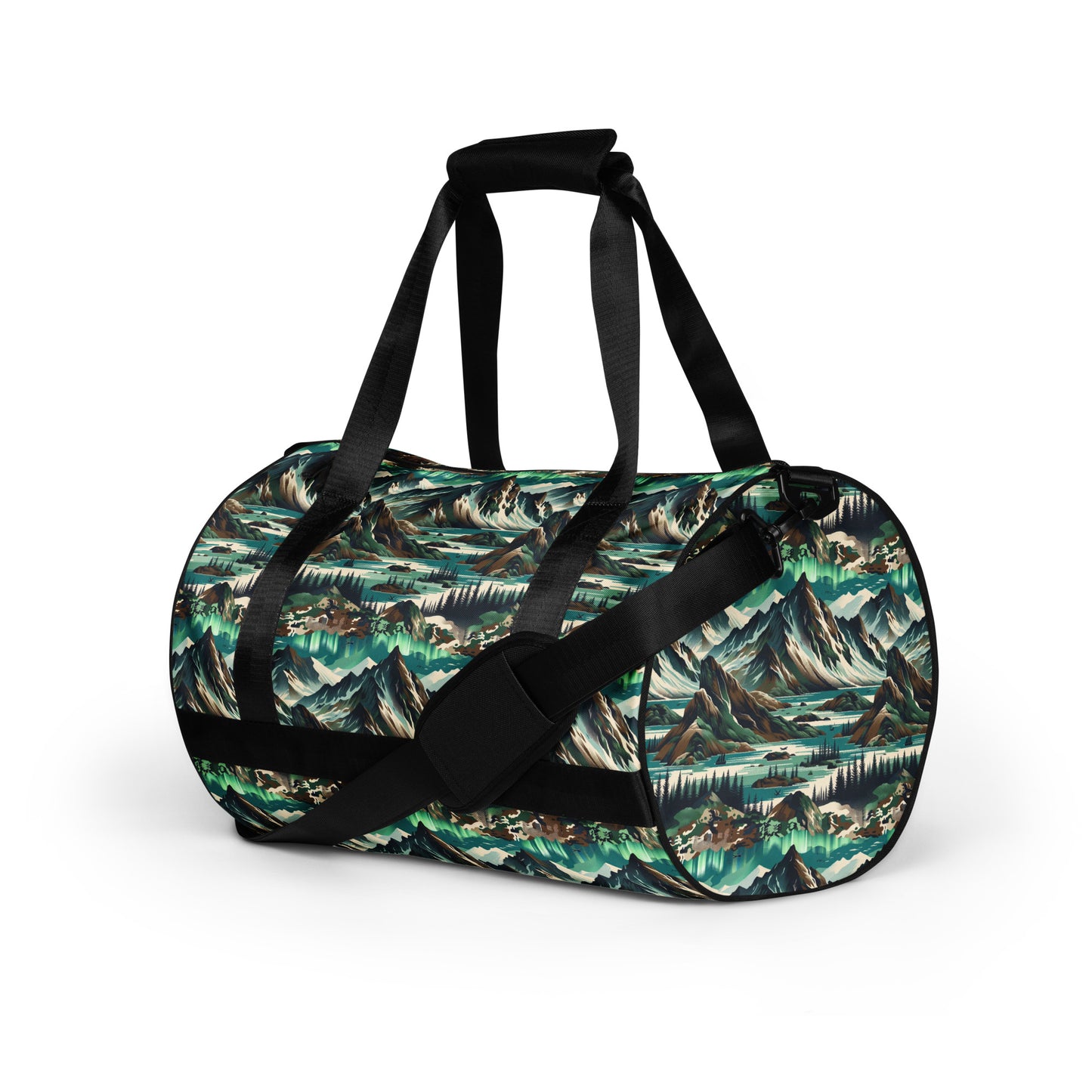 Nordic Mountains All-over print Gym Bag