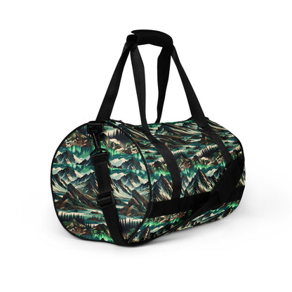 Nordic Mountains All-over print Gym Bag