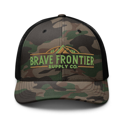 Brave Frontier Supply Co. Camo Trucker Hat