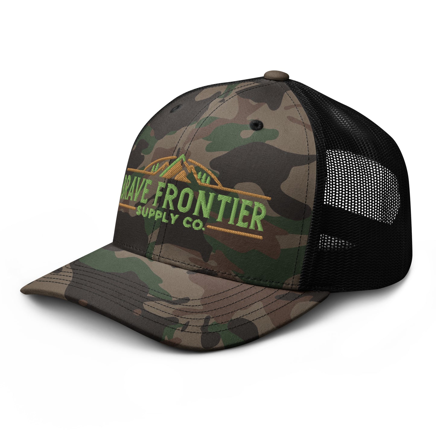 Brave Frontier Supply Co. Camo Trucker Hat