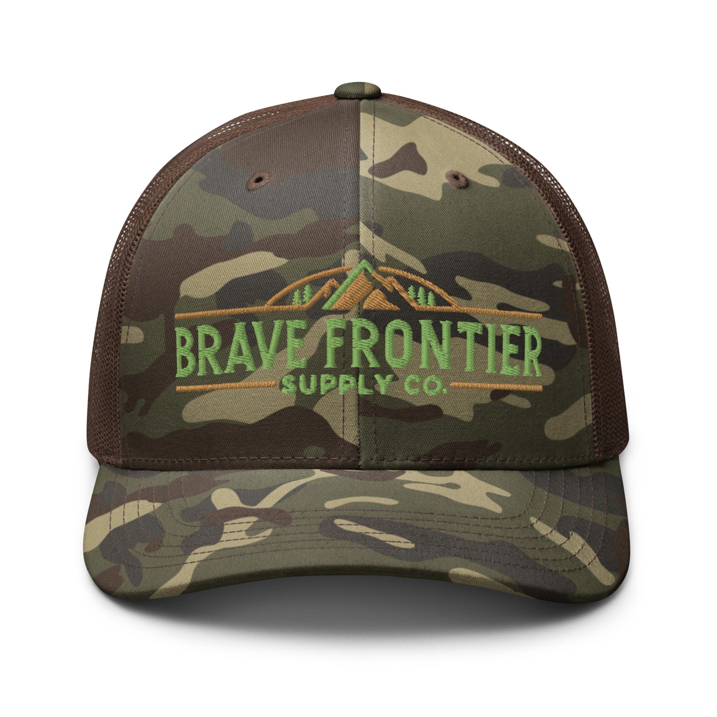 Brave Frontier Supply Co. Camo Trucker Hat