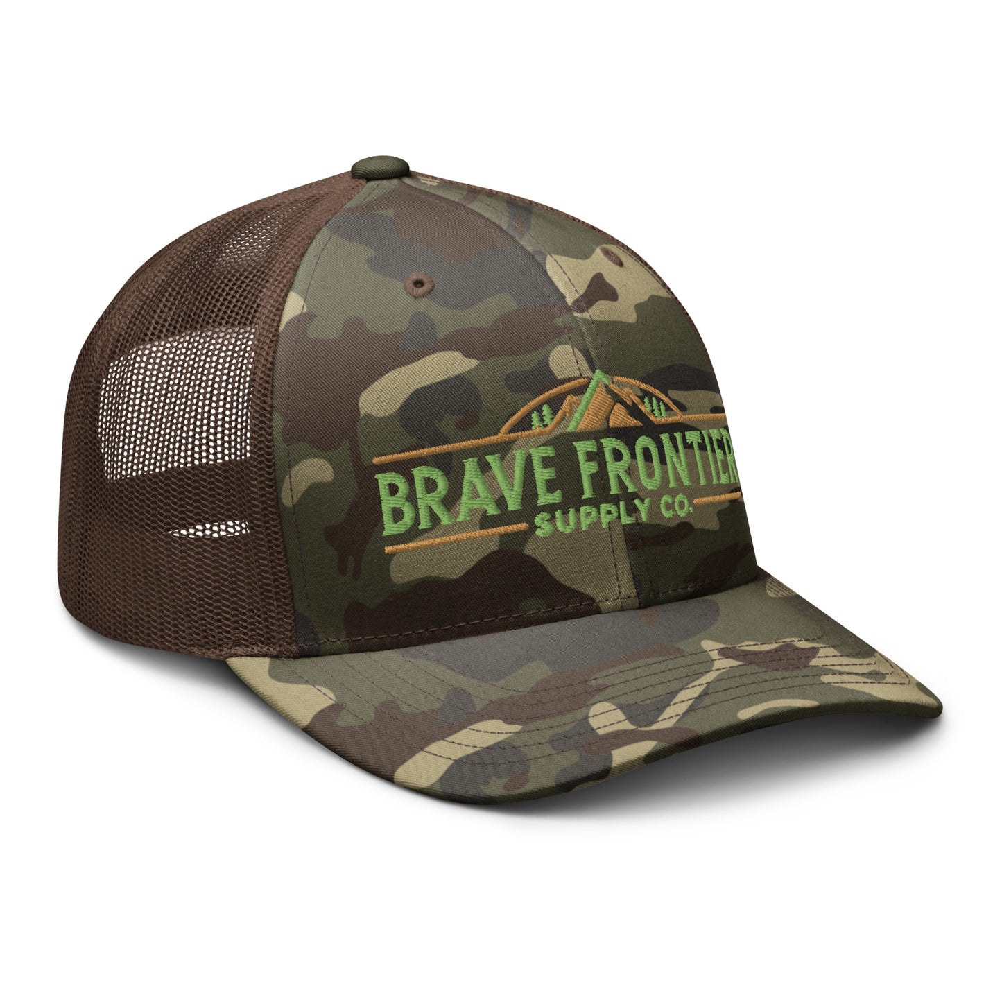 Brave Frontier Supply Co. Camo Trucker Hat