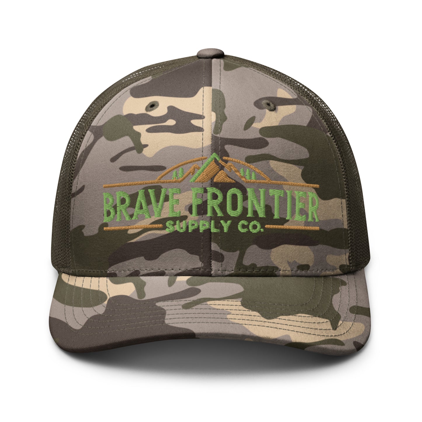 Brave Frontier Supply Co. Camo Trucker Hat