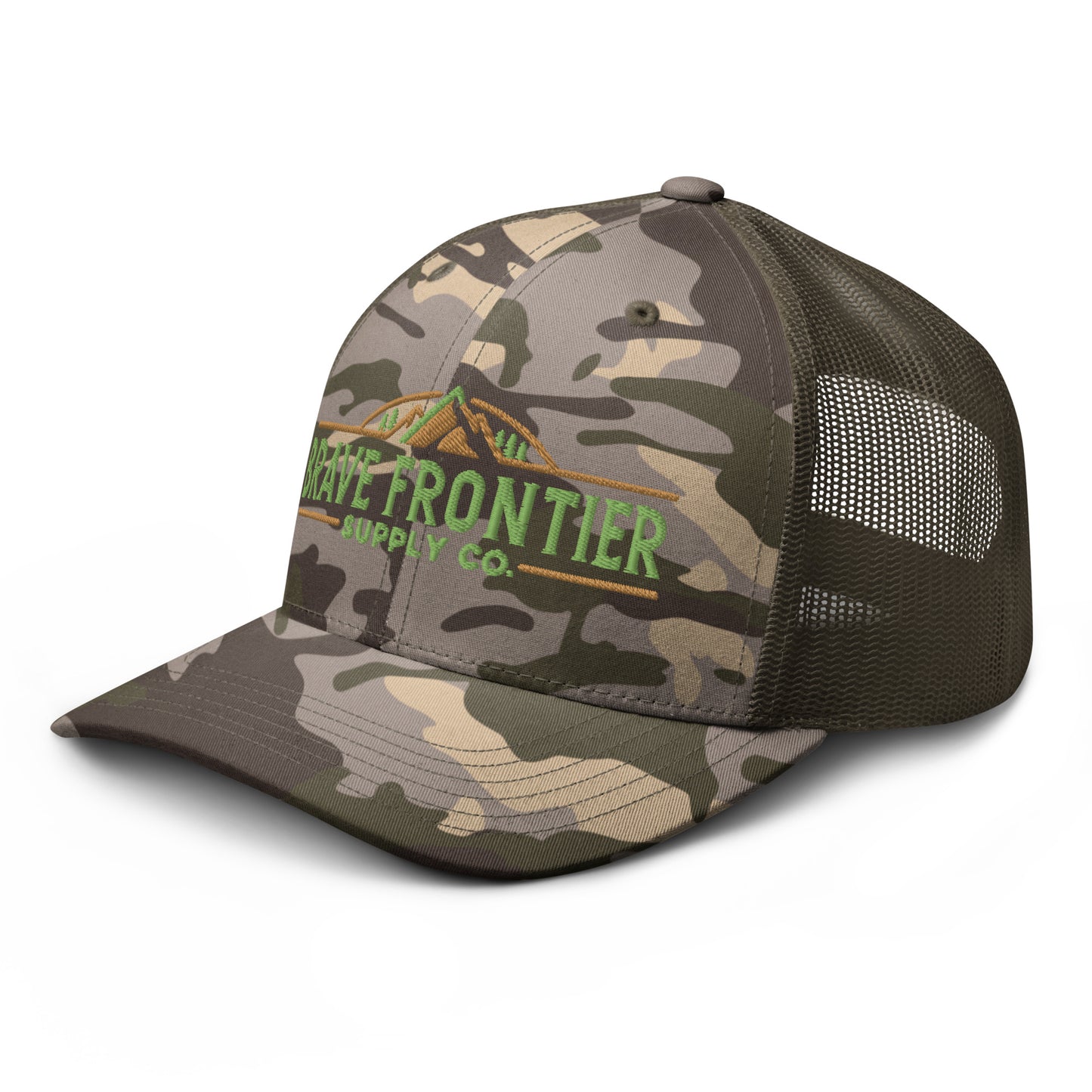 Brave Frontier Supply Co. Camo Trucker Hat