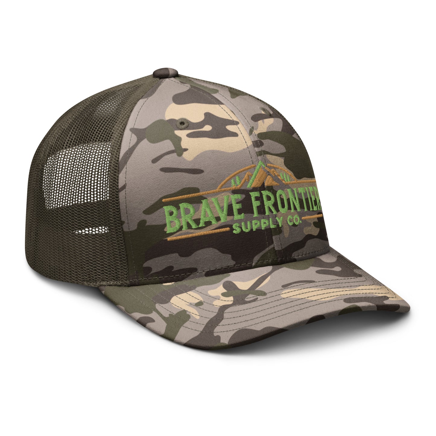 Brave Frontier Supply Co. Camo Trucker Hat