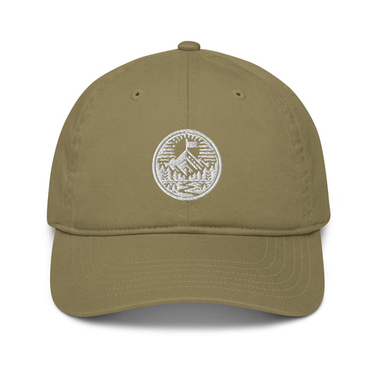 Conquered Mountain by B.F.S.C. 100% Organic Ball Cap