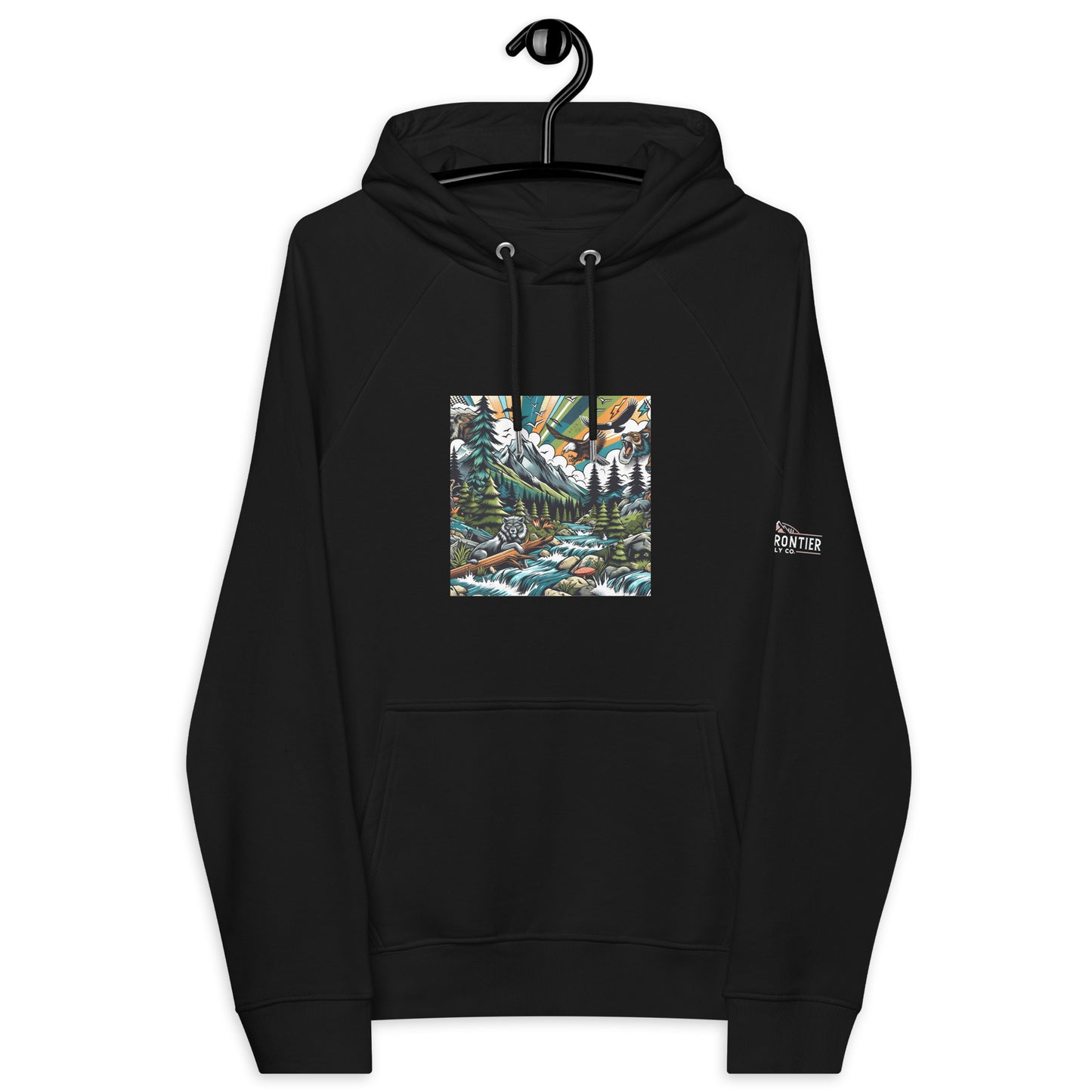 Nature's Pantheon by B.F.S.C. Eco Raglan Hoodie