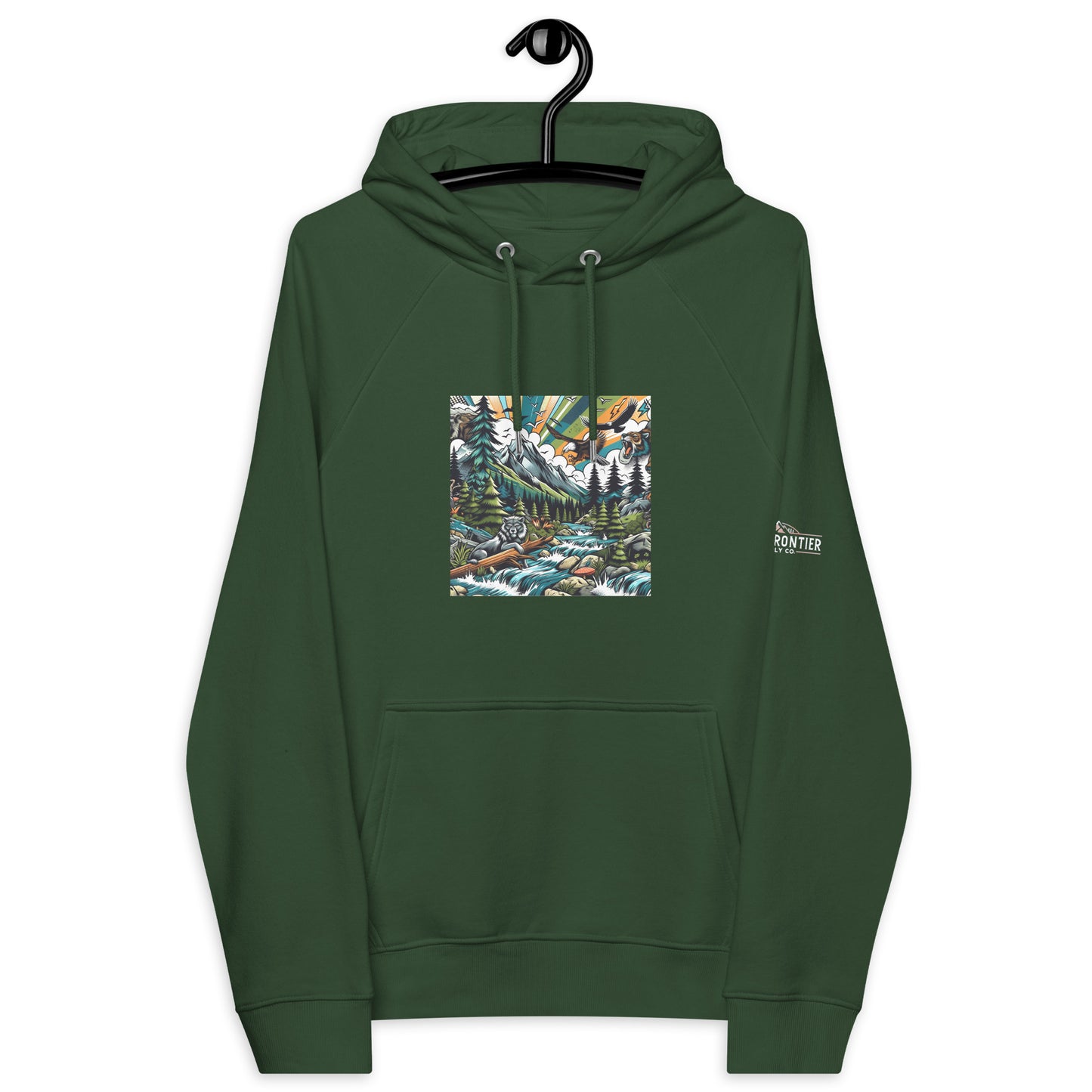 Nature's Pantheon by B.F.S.C. Eco Raglan Hoodie