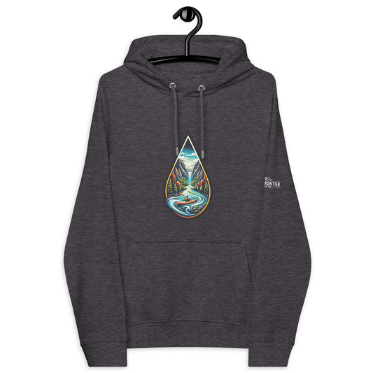 Winding River by B.F.S.C. Eco Raglan Hoodie