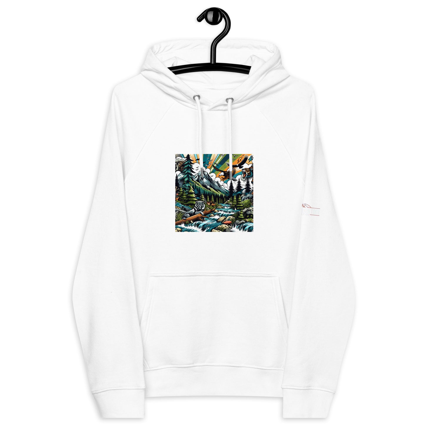 Nature's Pantheon by B.F.S.C. Eco Raglan Hoodie