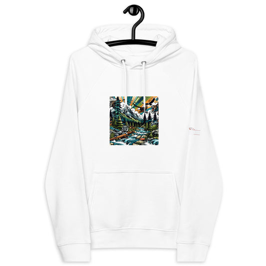 Nature's Pantheon by B.F.S.C. Eco Raglan Hoodie