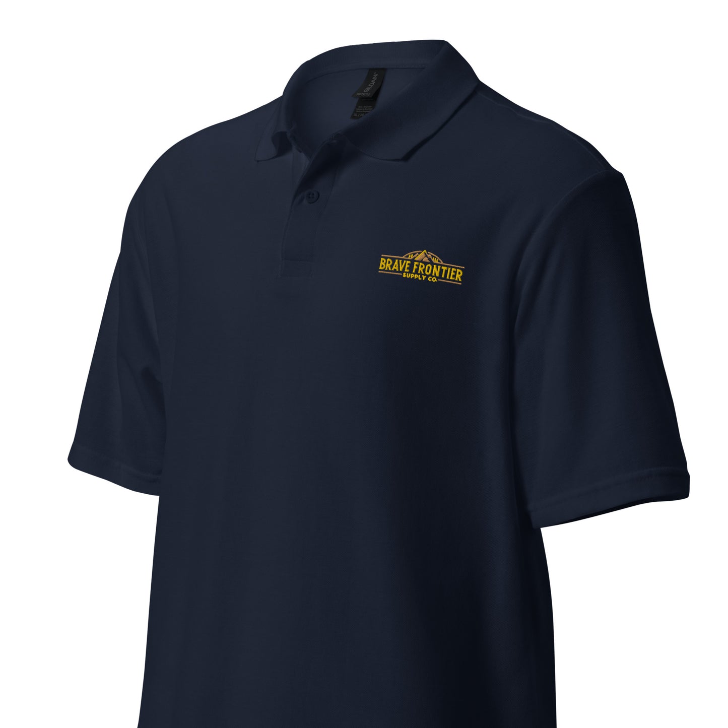 Branded Pique Polo Shirt (100% Cotton)