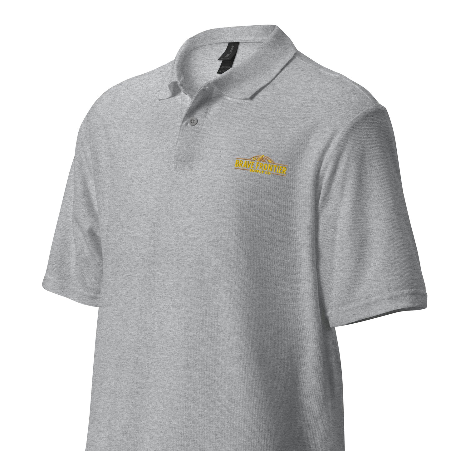 Branded Pique Polo Shirt (100% Cotton)