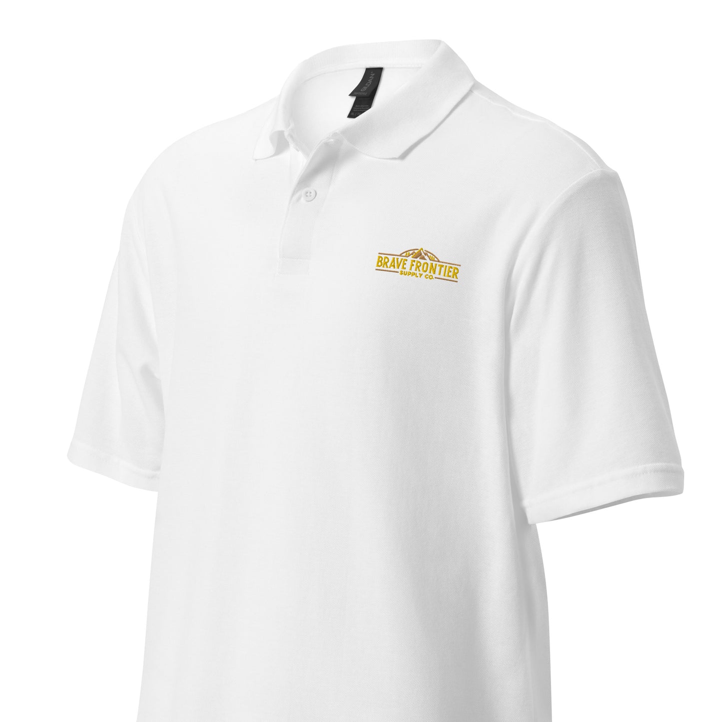 Branded Pique Polo Shirt (100% Cotton)