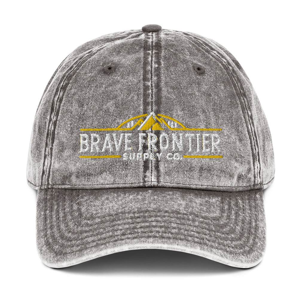 Vintage Denim Brave Frontier Supply Co. Ballcap