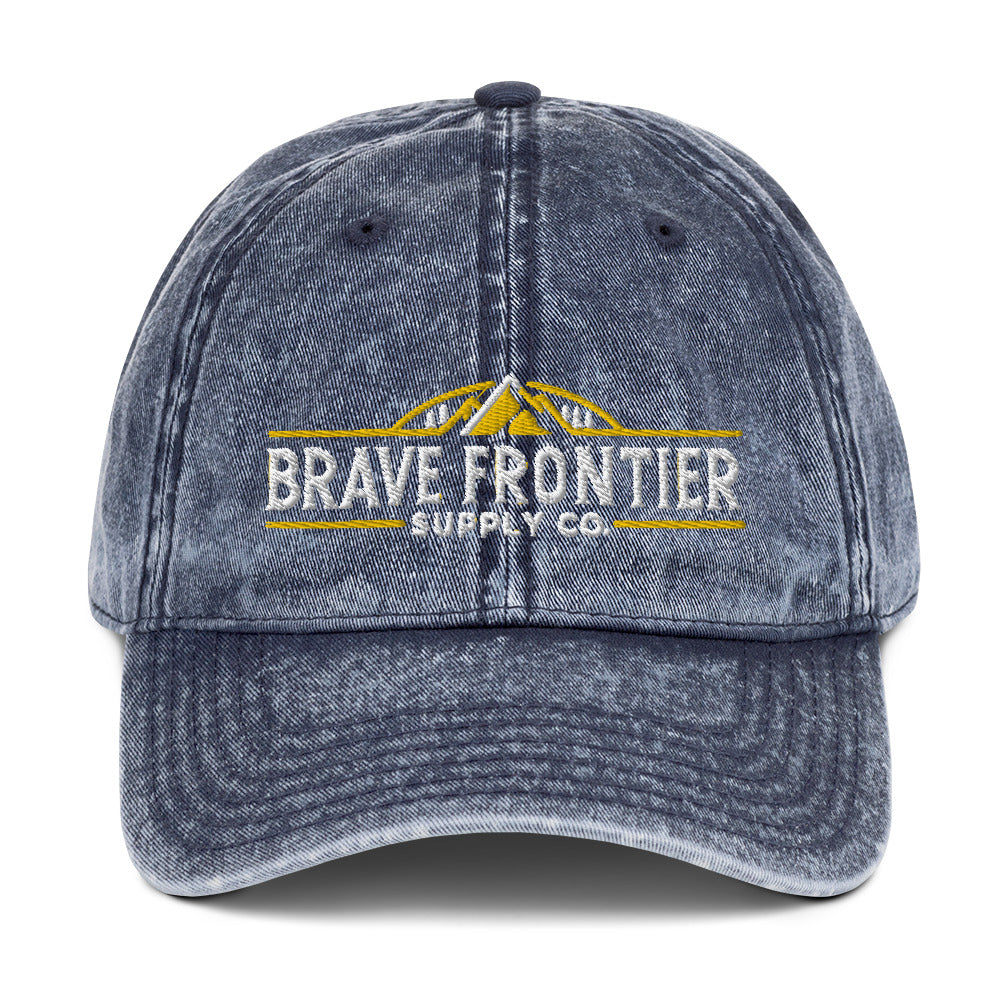 Vintage Denim Brave Frontier Supply Co. Ballcap