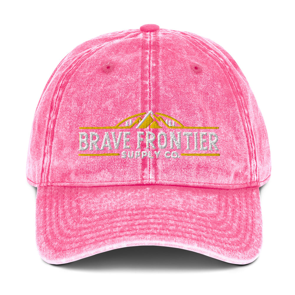 Vintage Denim Brave Frontier Supply Co. Ballcap